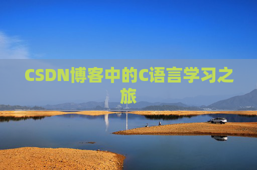 CSDN博客中的C语言学习之旅